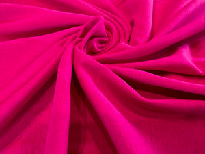 Hot Pink Organic 100% Cotton Knit      1/4 Metre Price