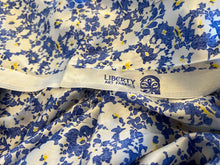 Load image into Gallery viewer, Liberty Periwinkle Floral 100% Silk Charmeuse     1/4 Metre Price