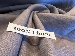 Purple Ash 100% Linen.  1/4 Metre Price