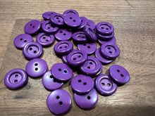 Load image into Gallery viewer, Two Hole Satin Finish 1/2” Buttons.   Price per Button