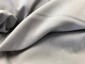 Lightweight Dove Grey 100% Cotton Broadcloth.    1/4 Meter Price