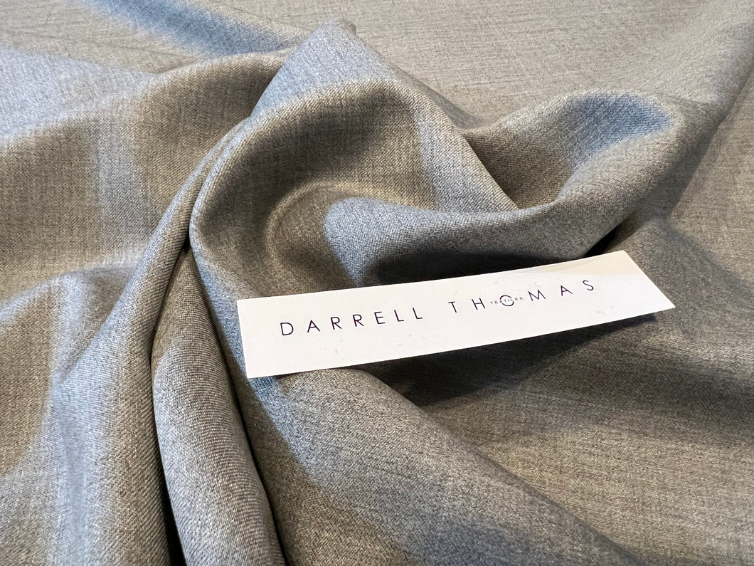 Heathered Grey 100% Wool Suiting.   1/4 Metre Price