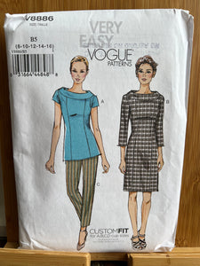 Vintage Vogue #8886 Size 8-10-12-14-16