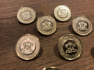Textured Coat of Arms Button     Price per button