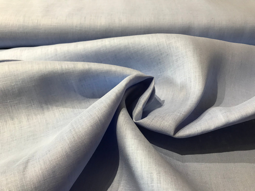Light Periwinkle 100% Handkerchief Linen.   1/4 Metre Price