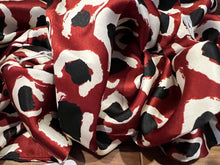 Load image into Gallery viewer, Designer Large Modern Leopard 100% Silk  Scrunchie