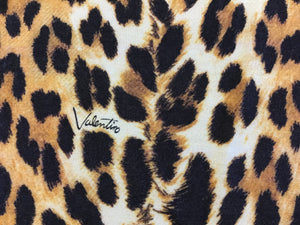 Signature Leopard Print 100% Viscose Knit      1/4 Meter Price