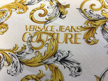 Load image into Gallery viewer, Italian Designer White Baroque Denim 100% Cotton     1/4 Meter Price