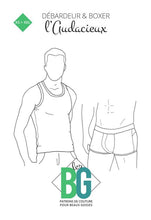 Load image into Gallery viewer, BG Sewing Patterns - The Bold (Tank Top &amp; Boxer Briefs)