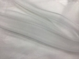 White 100% Silk Organza     1/4 Meter price