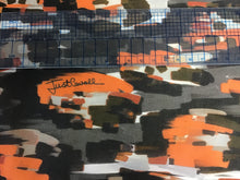 Load image into Gallery viewer, Signature Cavalli Black Orange Silk Georgette      1/4 Meter Price