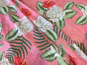 Pink Floral Knit
