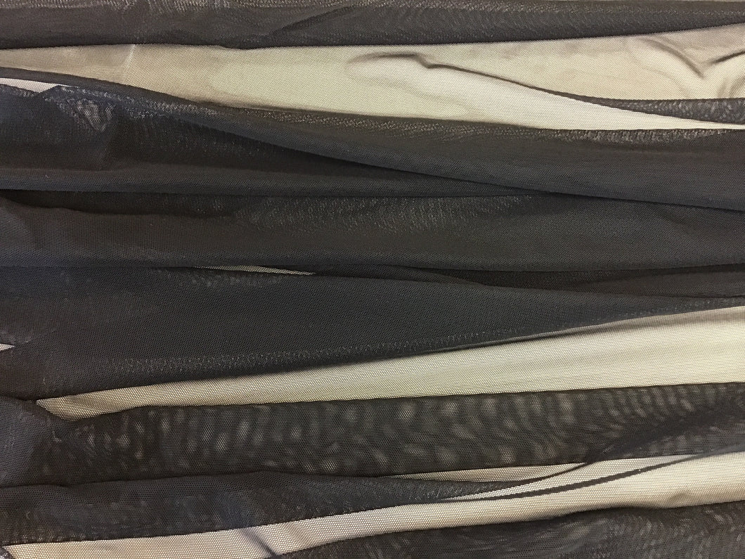 Black Mesh Knit 80% Nylon 20% Spandex