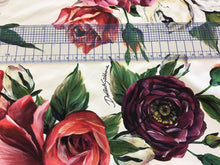 Load image into Gallery viewer, Designer Peony &amp; Roses 100% Lycra