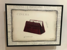 Load image into Gallery viewer, Cinema Red Handbag Print