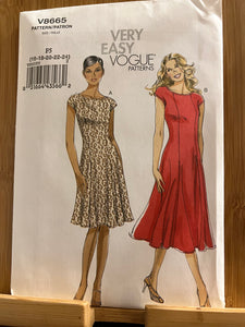 Vintage Vogue #8665 Size 16-18-20-22-24