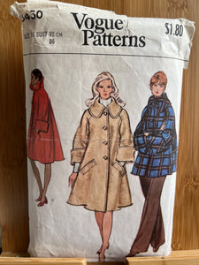 Vintage Vogue #8450 Size 14 Pattern Cut