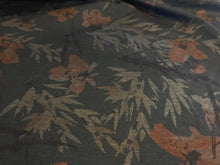 Load image into Gallery viewer, Leaves &amp; Flowers Printed Ponte. 58% Poly 37% Rayon 5% Spandex  1/4 Metre Price
