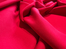 Load image into Gallery viewer, Canadian Red 100% Wool Double Crepe   1/4 Meter Price