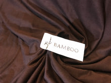 Load image into Gallery viewer, Cocoa Brown 95% Bamboo 5% Spandex Knit.    1/4 Meter Price