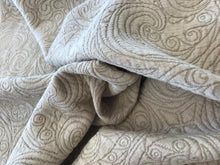 Load image into Gallery viewer, Taupe 100% Cotton Matelasse     1/4 Meter Price