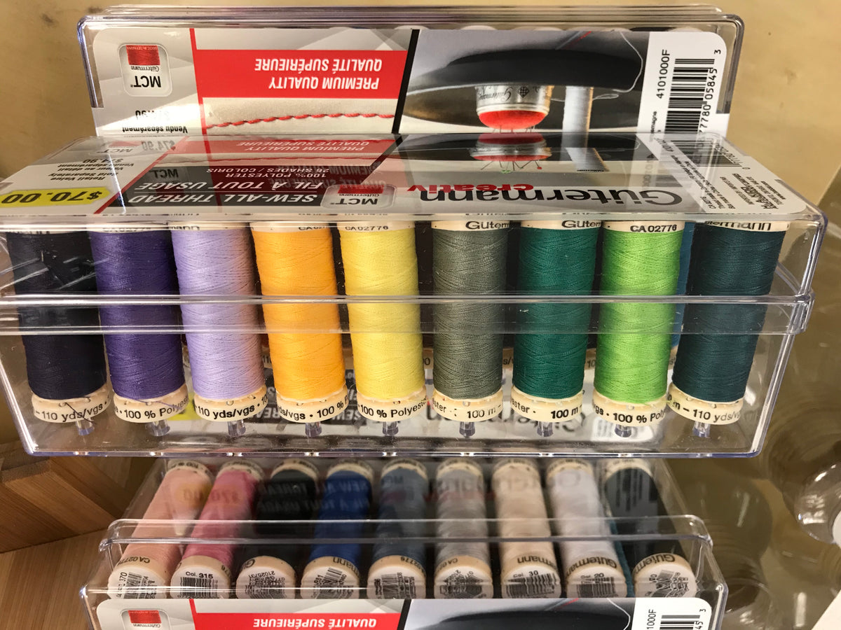 Gutermann 26 piece Polyester Thread Box Sale – Darrell Thomas Textiles