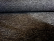 Load image into Gallery viewer, Indigo Black Denim Stretch Knit.   1/4 Metre Price