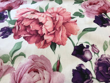 Load image into Gallery viewer, Rose Garden 97% Cotton 3% Spandex Sateen.    1/4 Metre Price