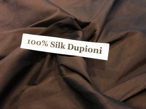 Deep Maroon Shot Dupioni 100% Silk.    1/4 Meter Price