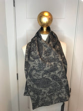Load image into Gallery viewer, Unisex Silk &amp; Paisley Wool Scarf