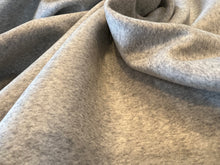Load image into Gallery viewer, Designer  Speckled Grey 30% Cashmere 70% Wool Coating.      1/4 Metre Price