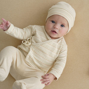 Light Brown Pure Organic Solid Cotton Knit.   1/4 Metre Price