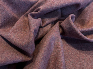 Pink 100% Wool Tweed.   1/4 Metre Price