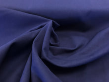 Load image into Gallery viewer, Lightweight Navy Blue 100% Cotton Broadcloth.    1/4 Meter Price