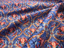 Load image into Gallery viewer, Liberty Lavender Floral 100% Silk Twill     1/4 Metre Price