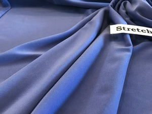 Express Blue Knit 95% Polyester 5% Spandex.   1/4 Metre Price