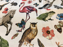 Load image into Gallery viewer, Animal Kingdom Silk, Cotton Elastane.   1/4 Metre Price