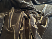 Load image into Gallery viewer, Loden Green Stretch Velvet 90% Polyester 10% Spandex     1/4 Meter Price
