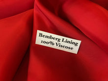 Load image into Gallery viewer, Tomato Red Bemberg Lining    -   1/4 Meter Price