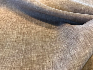 Brown Fleck 100% Handkerchief Linen.  1/4 Metre Price