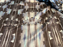 Load image into Gallery viewer, Designer Grey and Blue Abstract 100% Viscose Lining     1/4 Meter Price
