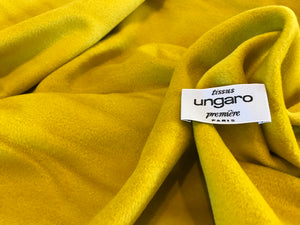 Designer Illuminating Citrine 70% Wool 30% Cashmere Coating.    1/4 Metre Price