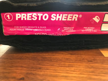 Load image into Gallery viewer, Black 100% Cotton Presto Sheer Lightweight Fusible Interfacing