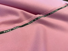 Load image into Gallery viewer, Bubblegum Pink 100% Wool Flannel.     1/4 Metre Price