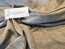 Load image into Gallery viewer, Grey Marl Bamboo Knit 92% Bamboo 8% Spandex.  1/4 Metre Price