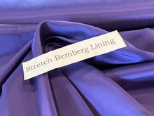 Load image into Gallery viewer, Royal Purple Stretch Bemberg Lining     1/4 Meter Price