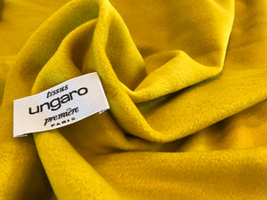 Designer Illuminating Citrine 70% Wool 30% Cashmere Coating.    1/4 Metre Price