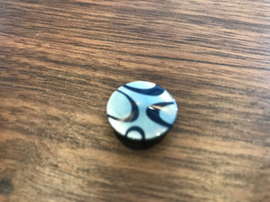 Boomerang Pearlized Button.   Price per Button