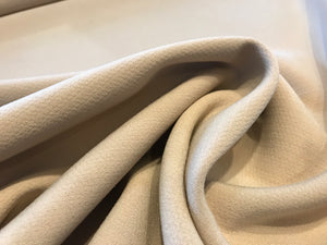 Sand/Blush Wool Blend Double Wool Crepe.   1/4 Metre Price