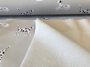 Dalmation Soft Shell 94% Polyester 6% Elastane.   1/4 Metre Price